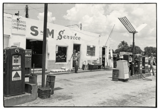 GAS STOP.  David Freund's photographic portraits of an American Cultural Nexus