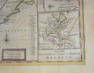 A New and Exact Map of the Dominions of the King of Great Britain on ye Continent of North America. Containing Newfoundland, New Scotland, New England, New York, New Jersey, Pennsilvania Maryland, Virginia and Carolina. According to the Newest and most exact observations by Herman Moll geographer.
