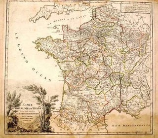 Item #10746 Carte de Royaume de France. Robert de Vaugondy