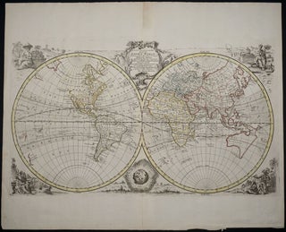 Item #10784 New and Accurate Map of All the Known World. Emanuel Bowen