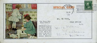 Item #10846 Advertising card illustrated by Jessie Wilcox Smith, for the American Radiator...