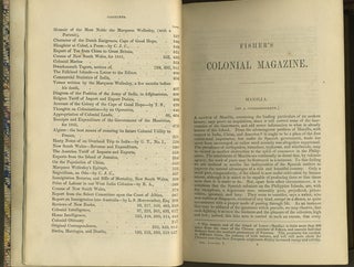 Colonial Magazine and Commercial-Maritime Journal.
