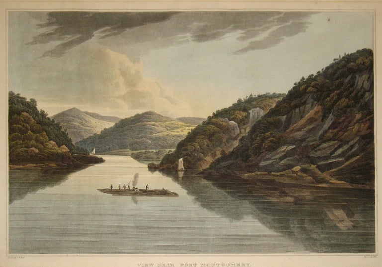 Item #11463 View Near Fort Montgomery. (No. 18 of the Hudson River Portfolio). William Guy Wall.