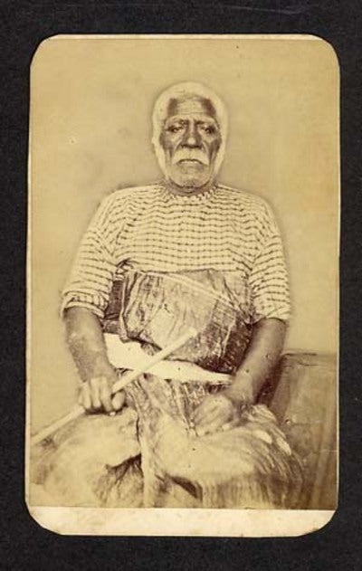 Item #11548 Carte de visite of Cakobau, "king" of the Fiji Islands.