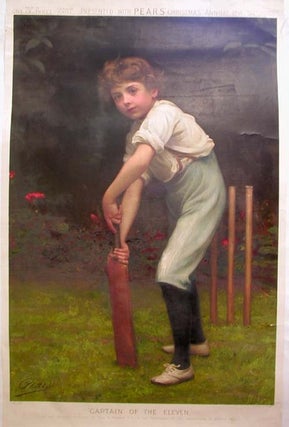 Item #11585 Captain of the Eleven (Cricket). Philip Pears Soap. Calderon