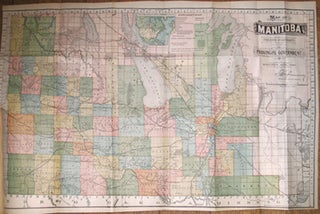 Item #12248 Map of Manitoba published by Authority of the Pronvicial Government Winnipeg, June,...