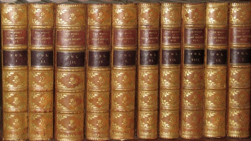 Item #12255 The Works of Henry Fielding, Esq. Edited with a Biographical Essay by Leslie Stephen. Henry Fielding.