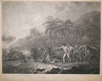 Item #12256 The Death of Captain Cook. To the Right Honourable the Lords Commissioners for...