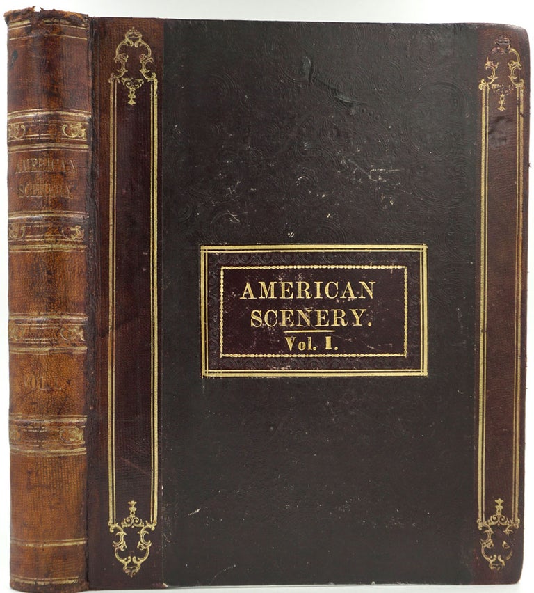 Item #12302 American Scenery; or, Land, Lake, and River Illustrations of Transatlantic Nature, Volume I only. N. P. Willis.
