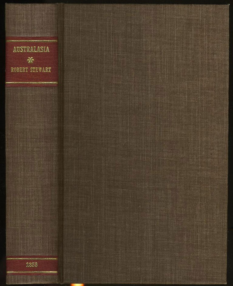 Item #12432 Popular Geographical Library, the AUSTRALASIA section with new GOLD discoveries marked. Robert Stewart.