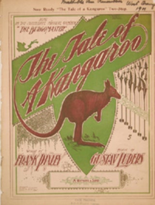 Item #12441 The Tale of a Kangaroo - Sheet Music with pictorial cover. Frank Pixley, Gustav...