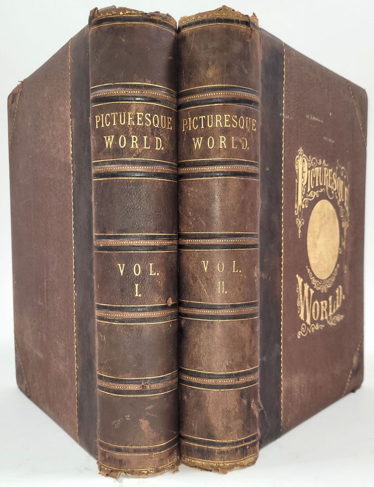 Item #12474 The Picturesque World, or, Scenes in Many Lands, Volumes I and II. Leo ed De Colange.
