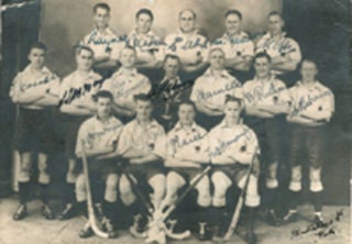Item #12484 New South Wales State Hockey Team, ca. 1929. Thomas Pearce, George Hunell, Brian...