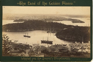 Item #12511 Albumen photograph, Balmain from Berry's Bay, one of "The Land of the Golden Fleece"