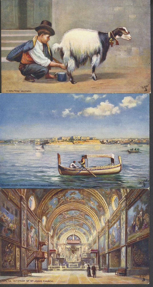 Item #12718 Malta, Series I, Six of Tuck's Post Cards. Raphael Tuck.