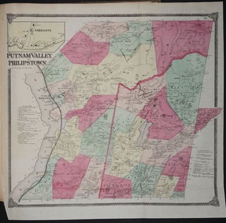 Item #12894 Atlas of New York and Vicinity. F. W. Beers, Geo. Warner. A. D. Ellis, G G. Soule`