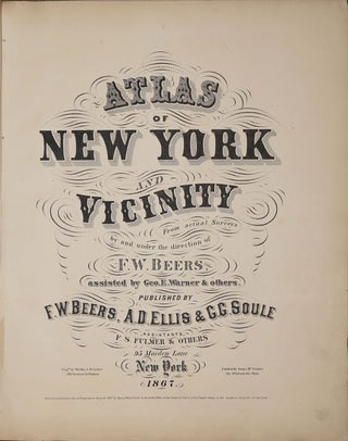 Atlas of New York and Vicinity.