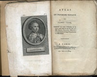 Item #12990 Atlas du Premier Voyage de James Cook, Contenant une carte indicative de la route...