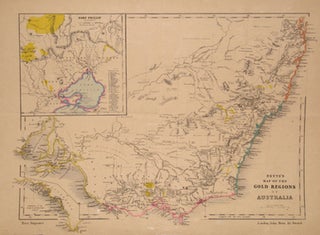 Bett's Family Atlas South Eastern Australia [with] Betts's Map of the Gold Regions of Australia.
