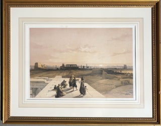 Item #13207 Ruins of Karnack. Lithograph from Robert's "Holy Lands" David Roberts, Lithographer...