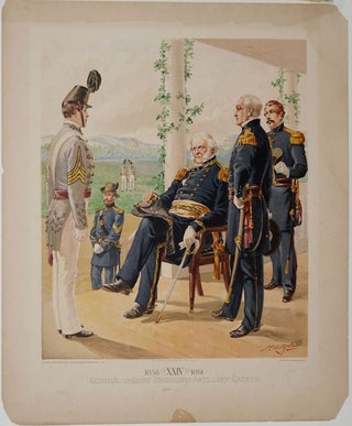 General-in-Chief Engineers Artillery Cadets. 1858 XXIV 1861. West Point Commandant & Cadets Uniforms.