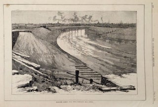 Sketches of Cambridge Gulf, Ord River and Houseroof Hill, Western Australia; Melbourne Harbour Trust Works; South Australia Houses of Parliament in the Australasian Sketcher, weekly issue, beginning Tuesday, Aug. 24, 1886.