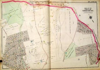 Item #13614 Part of the Town of Greenburg (Plate 19, includes Elmsford and North White Plains)....