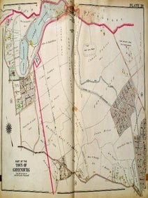 Item #13615 Part of the Town of Greenburg (Plate 20). George W. Bromley, Walter S