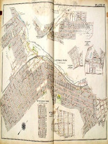 Item #13623 Larger Views of Subdivisions of Mt. Pleasant (Plate 25). George W. Bromley, Walter S