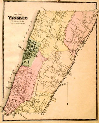 Item #13649 Town of Yonkers. F. W. Beers, Geo. Warner