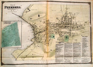 Item #13664 Plan of Peekskill. F. W. Beers, Geo. Warner