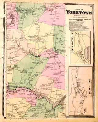 Item #13665 Town of Yorktown. F. W. Beers, Geo. Warner