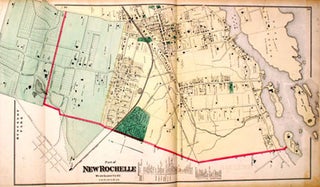 Item #13690 Part of New Rochelle. F. W. Beers, Geo. Warner