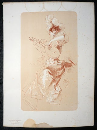 Item #13730 Dessin Original pour les "Maitres de l'Affiche", Les Maitres de l'Affiche (Women...