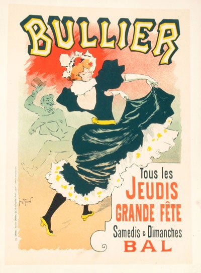 Item #13732 Affiche pour le "Bal Bullier", Les Maitres de l'Affiche Pl. 147. George Meunier.