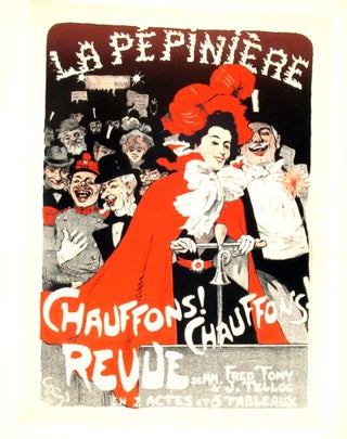 Item #13740 Affiche pour le Concert de la Pepiniere "Chauffons! Chauffons!", Les Maitres de...