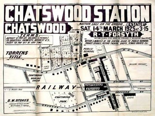 Item #13811 Chatswood Station. Land subdivision poster