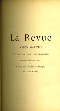 La Revue a Bon Marche.