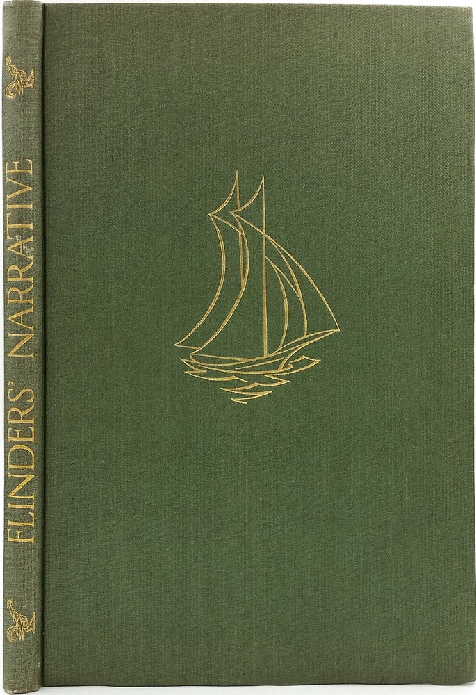 Item #13932 Matthew Flinders' Narrative of his Voyage in the Schooner Francis 1798. M. Golden Cockerel Press. Flinders.