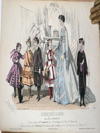 Item #14088 Le Moniteur de la Mode, Journal du Grand Monde, Janvier 1866 - Novembre 1866. ed...