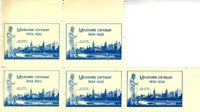 Full color Poster Stamps celebrating Victorian and Melbourne Centenary, October 1934-5.