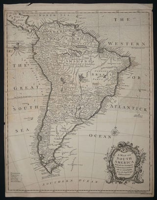 Item #14242 A Map of South America with all the European Settlements & whatever else is...