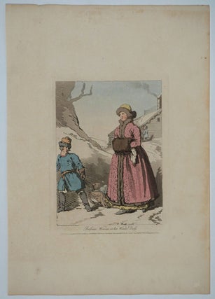 Item #14410 Russian Woman in her Winter Dress. John Augustus Atkinson, James Cook
