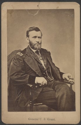 Item #14465 Collection Ulysses S. Grant ephemera including an early cabinet card, the only...