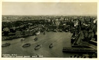 Item #14523 Sydney, From Top of Harbor Bridge. Sydney, Postcard