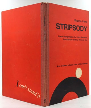 Item #14557 Stripsody. Eugenio. Umberto Eco Carmi, Introductory text. Vocal, Cathy Beberian