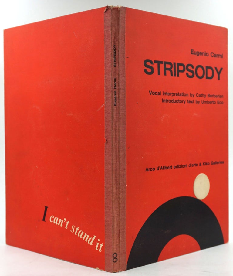 Item #14557 Stripsody. Eugenio. Umberto Eco Carmi, Introductory text. Vocal, Cathy Beberian.