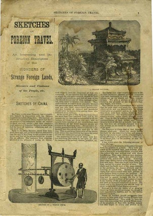 Item #14655 Sketches of Foreign Travel, Sketches of China. China, Foreign travel