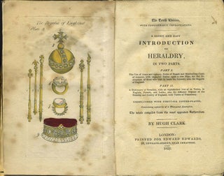 Item #14777 A Short and Easy Introduction to Heraldry, in Two Parts. Hugh Clark