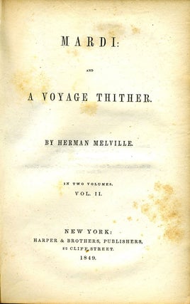 Mardi: And A Voyage Thither.